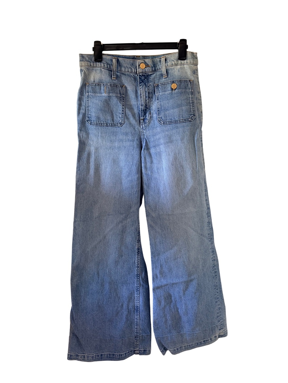 J. Crew Slim Wide-leg High Rise Flare Sailor Jean Trouser